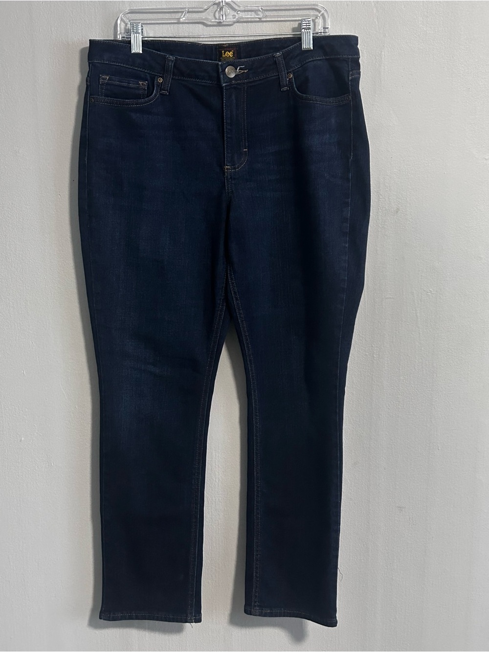 Lee Women's Dark Blue Slim Straight Jeans